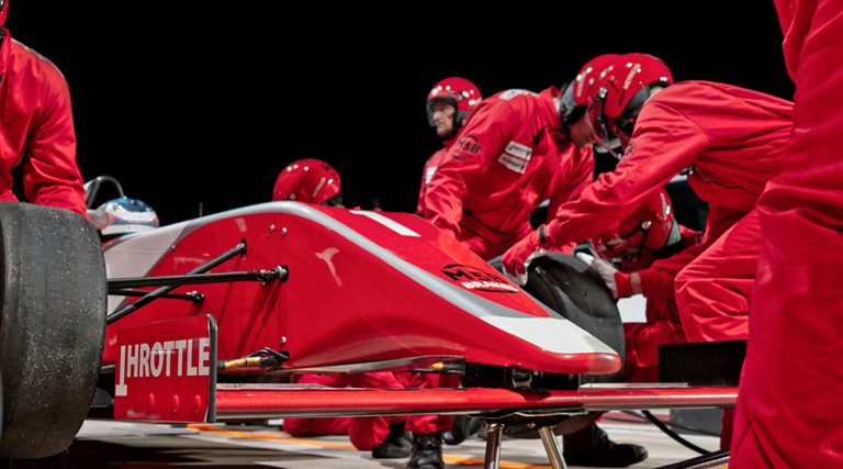 race car pit crew